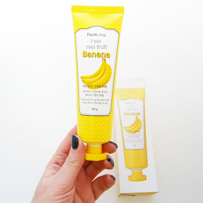 Крем для рук &quot;Банан&quot; FarmStay I am Real Fruit Banana Hand Cream, 100г, ,