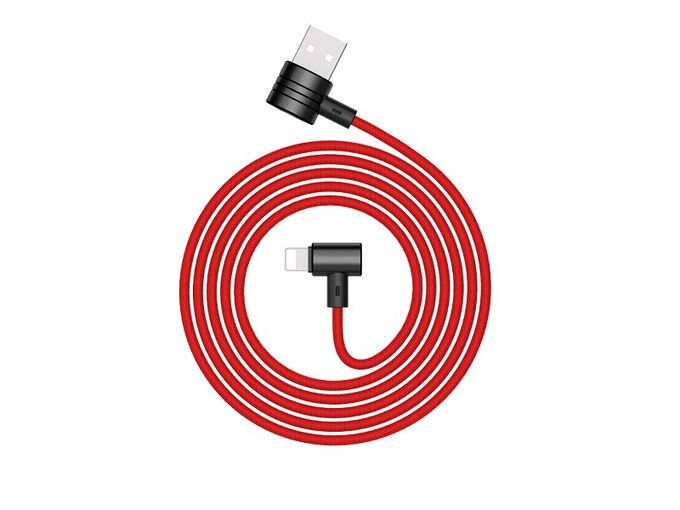 Кабель Baseus Magnet Lightning - USB черно-красный