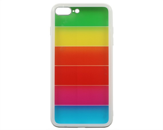 Чехол iPhone 7/8 Plus Rainbow Case (белый)
