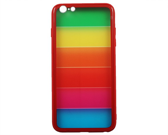 Чехол iPhone 6/6S Plus Rainbow Case красный