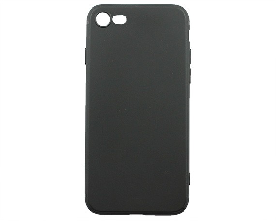 Чехол iPhone 7/8/SE 2020 силикон черный