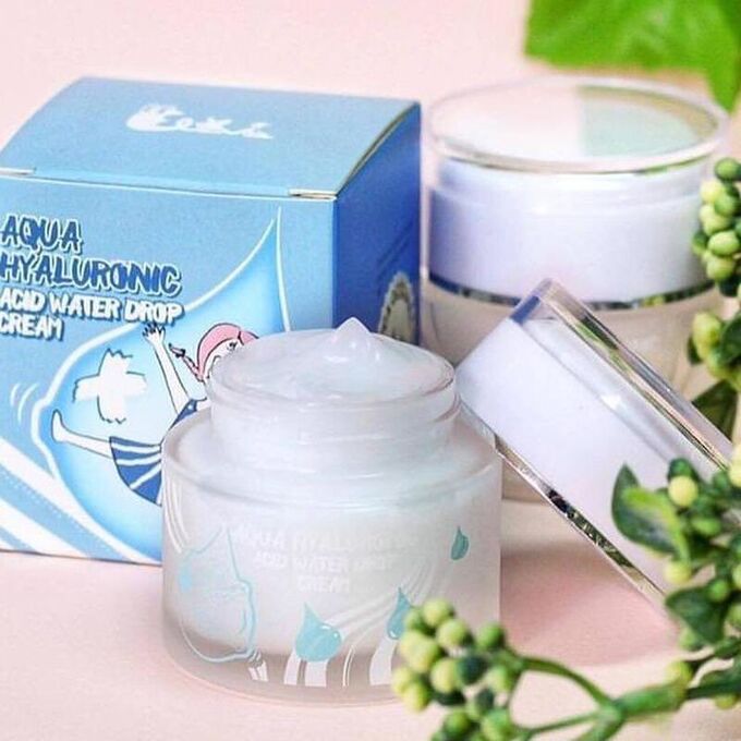 Крем для лица гиалуроновый Elizavecca Aqua Hyaluronic Acid Water Drop Cream 50 мл (СТЕКЛО), ,
