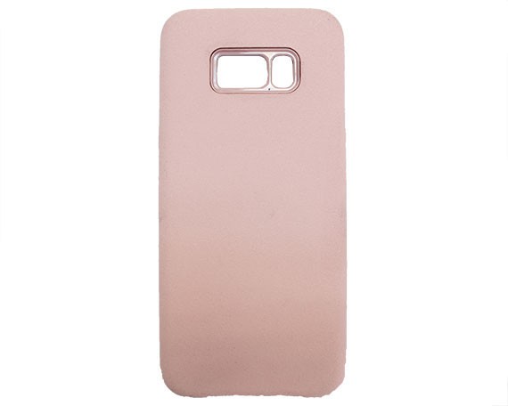 Чехол Samsung G955F Galaxy S8+ Suede (розовый)