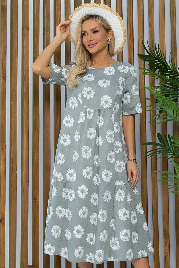 LT Collection Платье Воздушный поцелуй (мята) П13492-18М