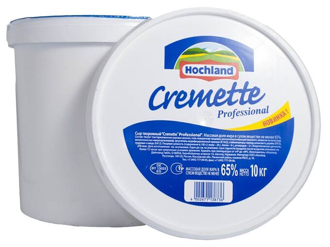 Купить творожный сыр Cremette Professional 1кг - Товар на картинке можно купить.