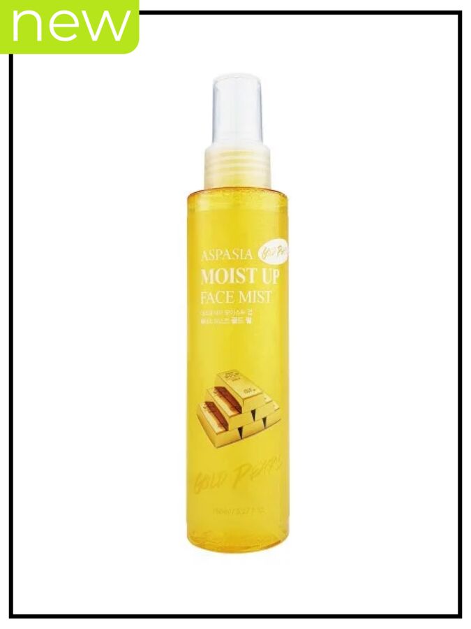 Aspasia Мист для лица с экстрактом жемчуга и биозолота Mist Face Moist Up Gold Pearl, 150 мл