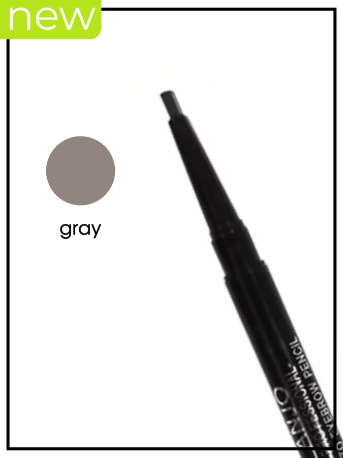 Anjo Professional Triangular Eyebrow Pencil Gray Треугольный карандаш для бровей, серый