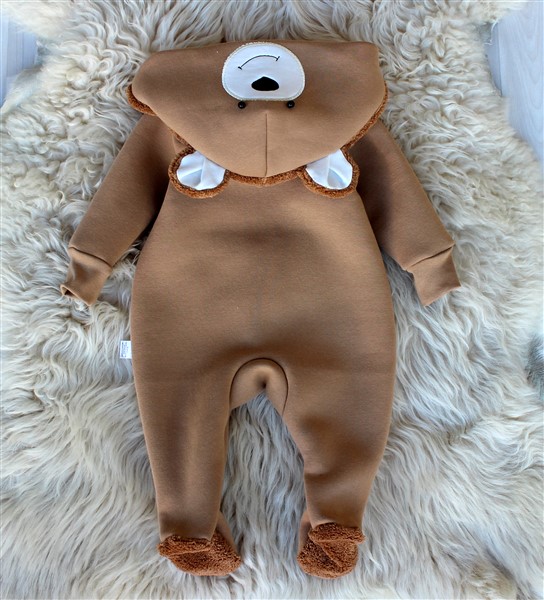 медвежонок в комбинезоне. плюшевый комбинезон для новорожденных. комбинезон мишка бебилито. плюшевый костюм для малышей. Hm слип комбинезон мишка.