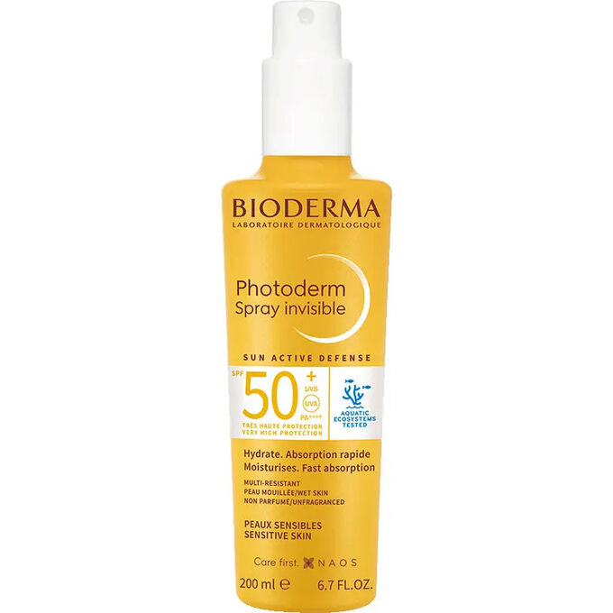 BIODERMA Солнцезащитный спрей  для лица и тела SPF50+, 200 мл