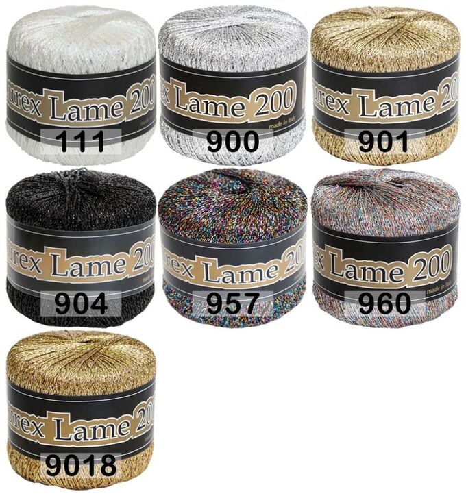 Seam Пряжа Сеам Lurex Lame 200