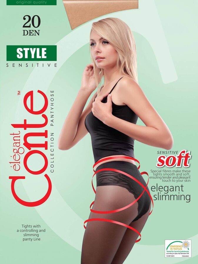 Conte Style 20 Колготки с корректирующими трусиками для чувствительной кожи
