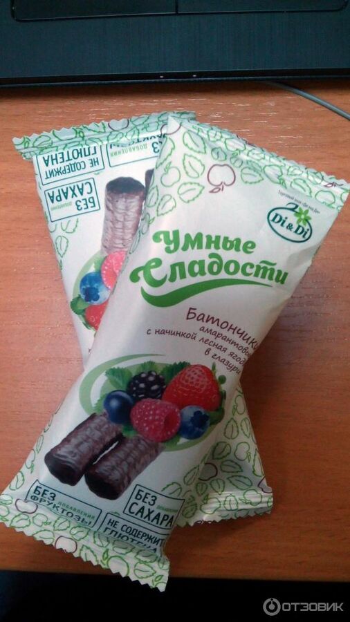 Батончики амарантовые умные сладости 90 г