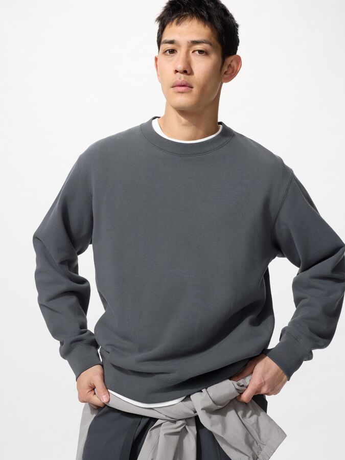UNIQLO Мужской свитер, темно серый