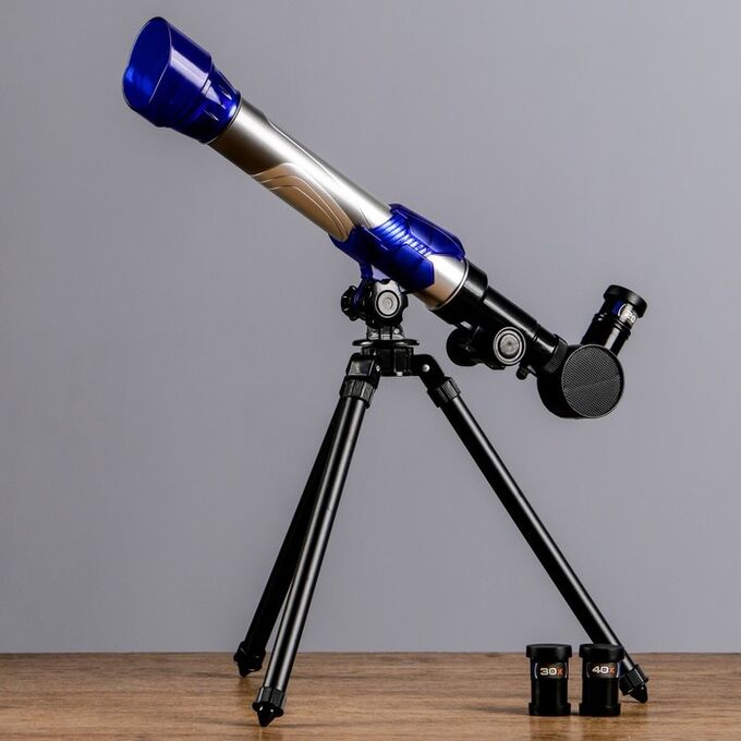 СИМА-ЛЕНД Телескоп настольный 20х,30х,40x, 170мм C2131, микс цвет