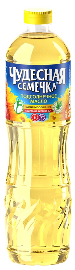 Без ТМ Масло подсолнечное Чудесная семечка рафинир.0,9л