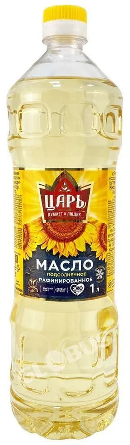 Без ТМ Масло подсолнечное Царь рафинир.1л