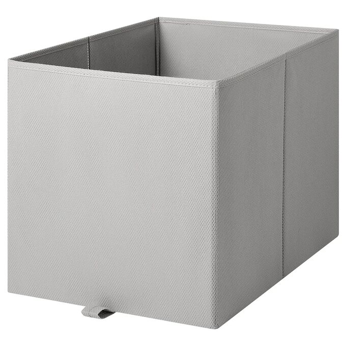 IKEA KOSINGEN, Коробка, светло-серая, 33х38х33 см