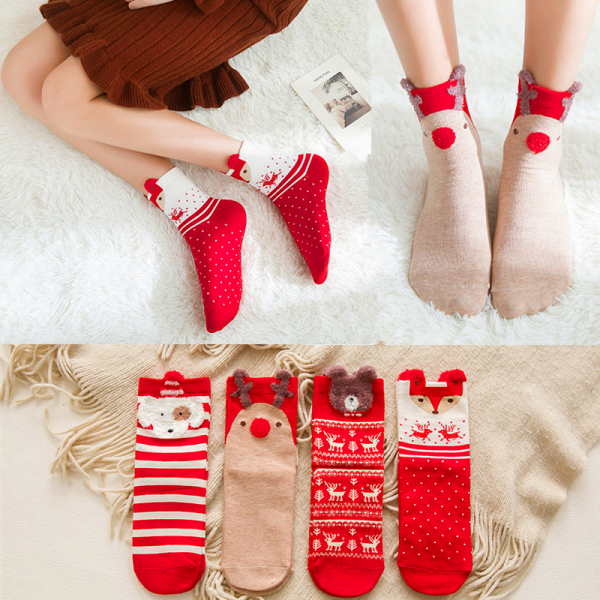 Носки женские "Новогодние", в ассортименте | Новогодние носочки. Женские  носки