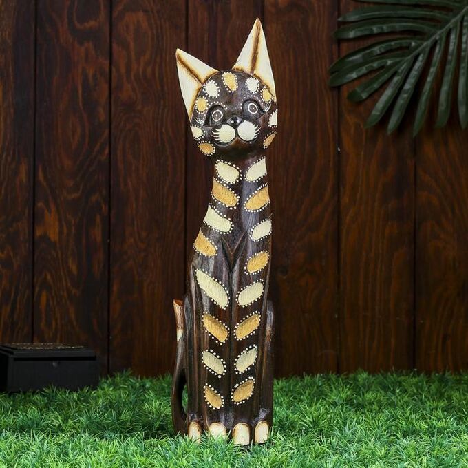 СИМА-ЛЕНД Сувенир «Кошка», 40 см, дерево