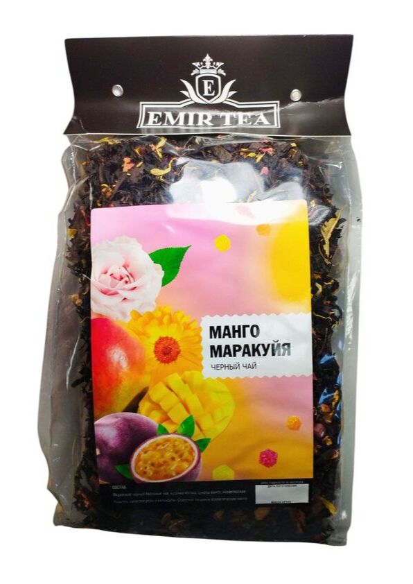 Emir Tea Чай черный индийский байховый Манго-маракуйя 250 грамм