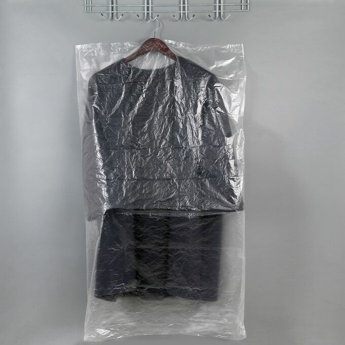 AVIKOMP Набор чехлов для одежды 65x110 см, 6 шт, цвет прозрачный