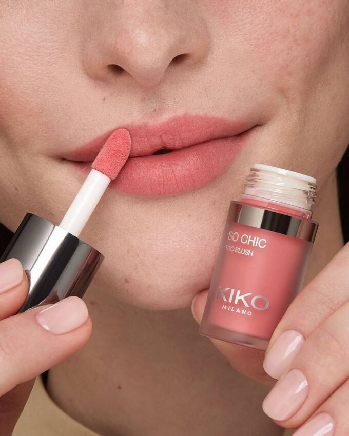 KIKO MILANO 3-в-1 румяна, идеально подходят для глаз и губ