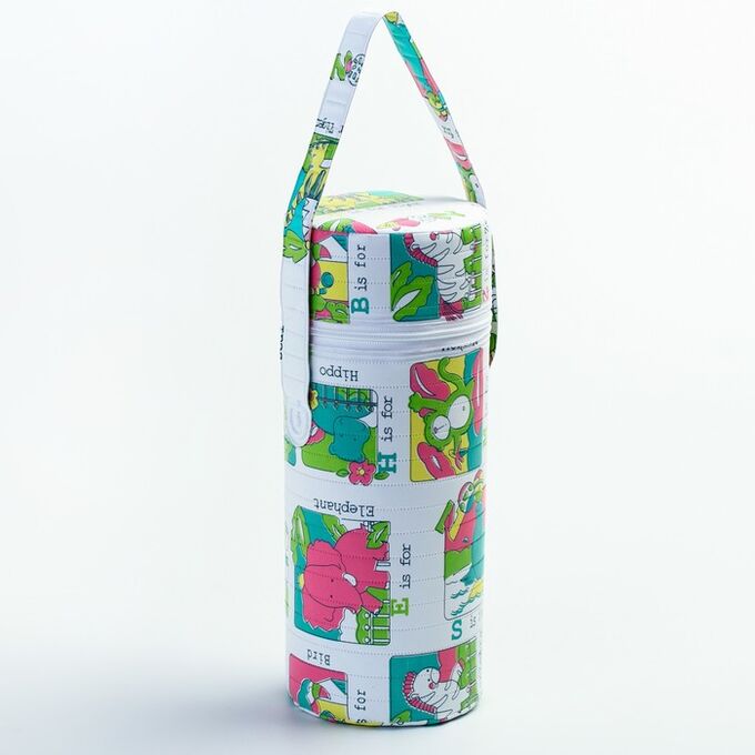 СИМА-ЛЕНД Термосумка - контейнер для классических бутылок (пластик), цвет МИКС