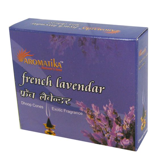 Конусные благовония French Lavender ФРАНЦУЗСКАЯ ЛАВАНДА масала