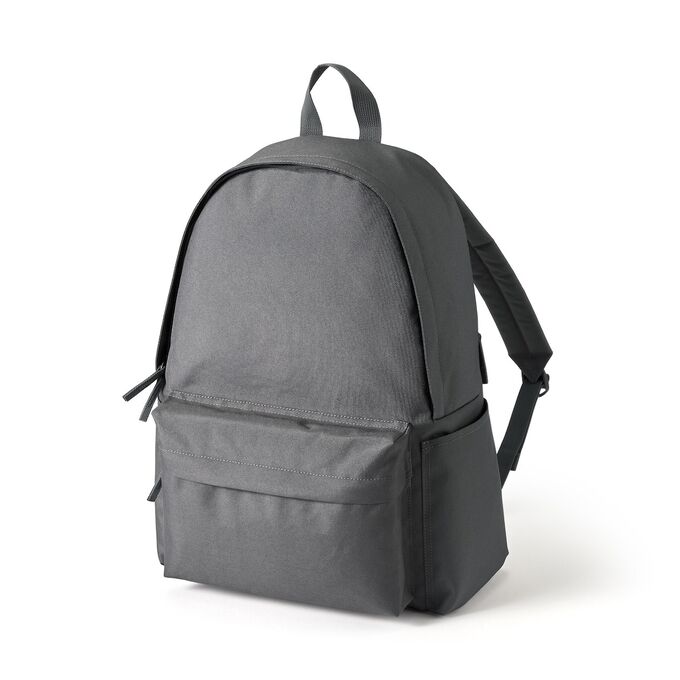 MUJI Water-Repellent Backpack with Shoulder Relief – рюкзак с анатомичными лямками и водоотталкивающей тканью Charcoal Gray
