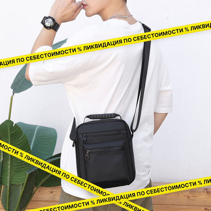 Fashion & Bags Сумка мужская, через плечо, повседневная,  нейлон