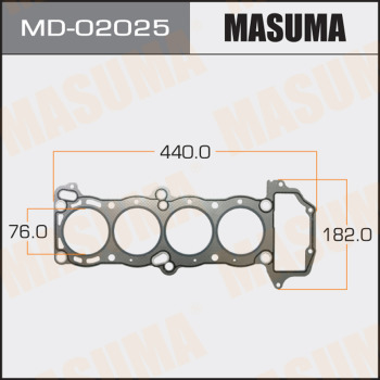 Прокладка Головки блока MASUMA GA15DS (1/10)