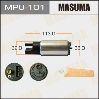 Бензонасос MASUMA , с фильтром сеткой MPU-012. Toyota V=1300 - 3400