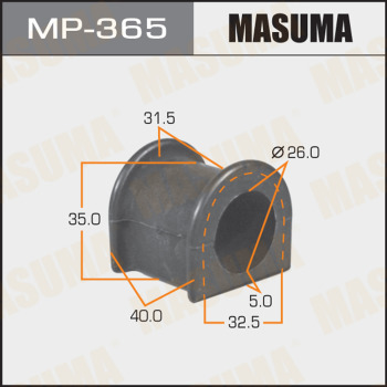 Втулка стабилизатора MASUMA /front/ Celica ST183, Surf LN13#, VZN130 к-т2шт.