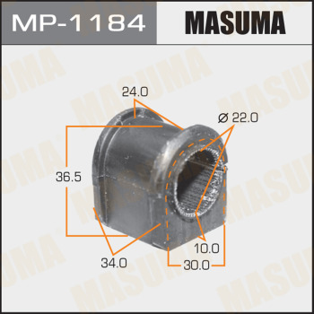 Втулка стабилизатора MASUMA /front/ MAZDA3 [уп.2]