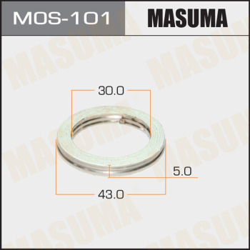 Уплотнительное кольцо под выхлопной коллектор MASUMA 30 х 43