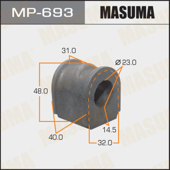 Втулка стабилизатора MASUMA /rear/ Elgrand E50 к-т2шт.