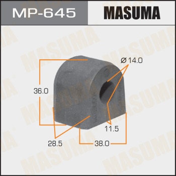 Втулка стабилизатора MASUMA /rear/ Forester, Impreza, Legacy к-т2шт.
