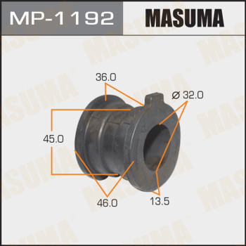 Втулка стабилизатора MASUMA /rear/ GX470/ UZJ120L [уп.2]