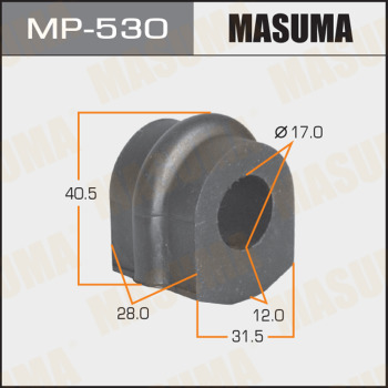 Втулка стабилизатора MASUMA /rear/ Vanette C24 4WD [уп.2]
