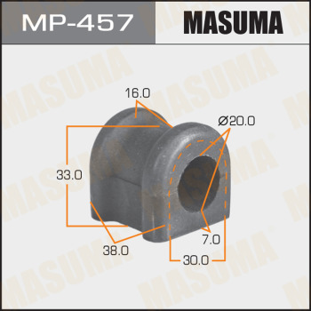 Втулка стабилизатора MASUMA /rear/ Vista ##V55, Corona Premio ZZT245 к-т2шт.