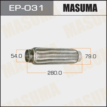Гофра глушителя MASUMA 54x280
