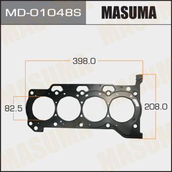 Прокладка Головки блока MASUMA 1ZR-FE, 2ZR-FE, 4ZZ-FE (1/10) Толщина 1,5 мм