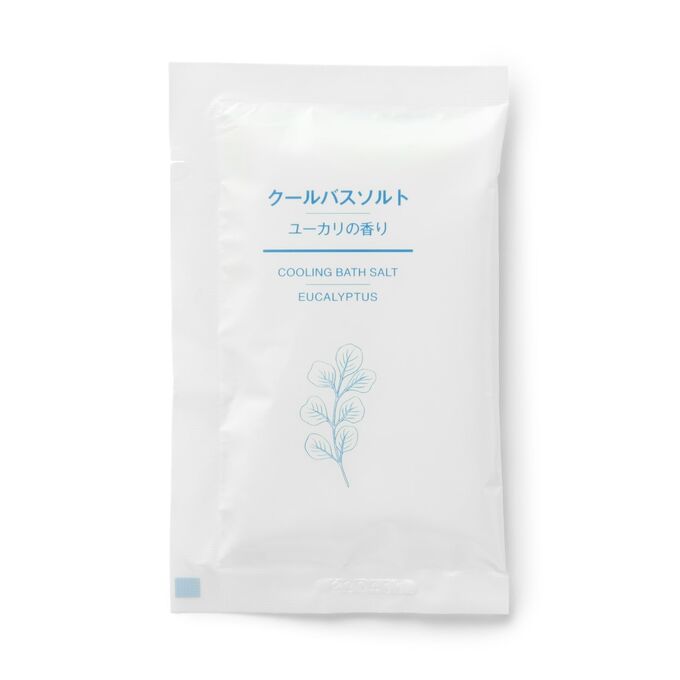 MUJI Cool Bath Salt – морская соль с ароматом эвкалипта, 40 г
