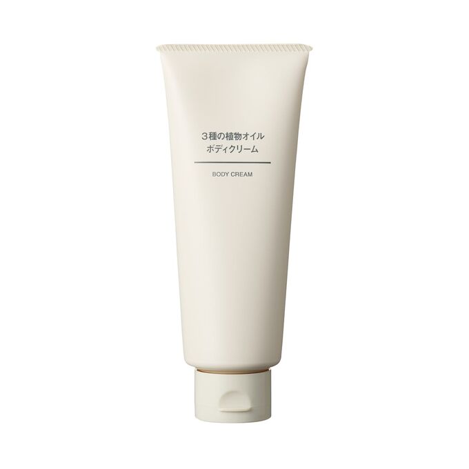 MUJI Body Cream with 3 Plant Oils – увлажняющий крем для тела с тремя растительными маслами, 150 г