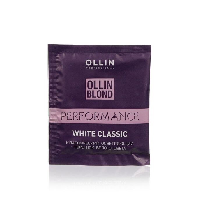 OLLIN Professional OLLIN BLOND PERFORMANCE White Classic Классический осветляющий порошок белого цвета 30г