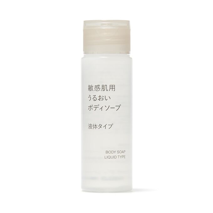MUJI Moisturizing Body Soap for Sensitive Skin (Travel Size) – увлажняющий гель для душа для чувствительной кожи
