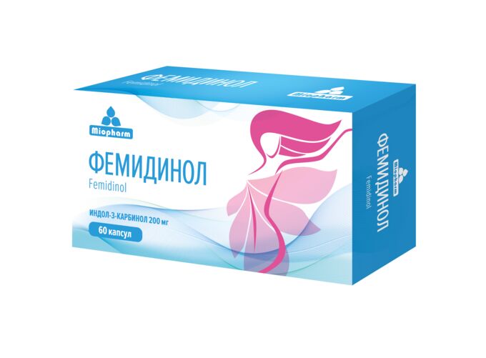 MIOPHARM Фемидинол, капс. 400 мг, №60 (БАД)