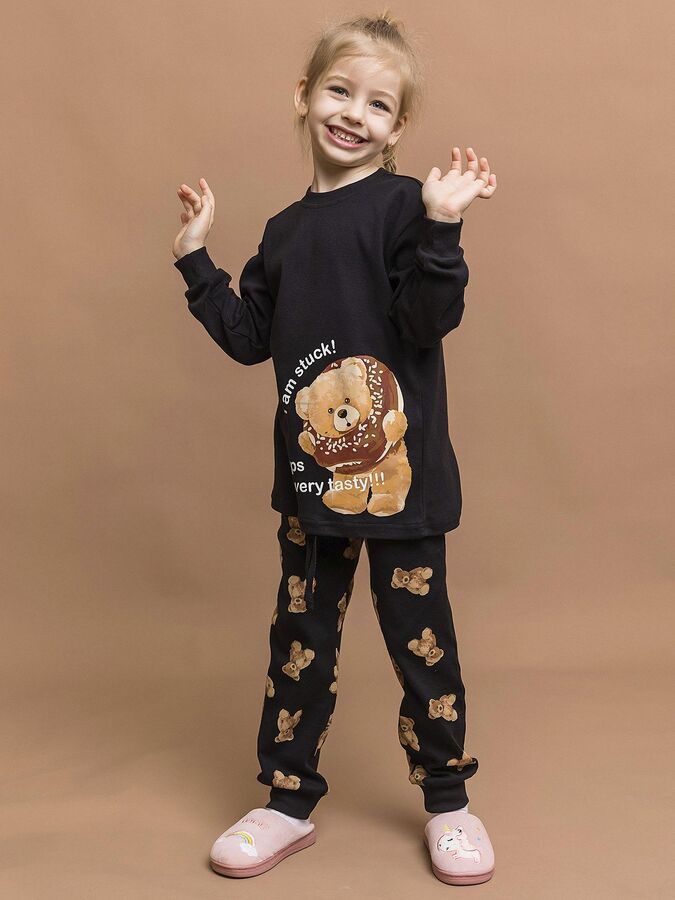 Batik Пижама для девочки футболка с длинным рукавом и брюки