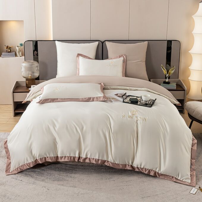 Viva home textile Комплект постельного белья Сатин-Шелк Я IN LOVE LV013