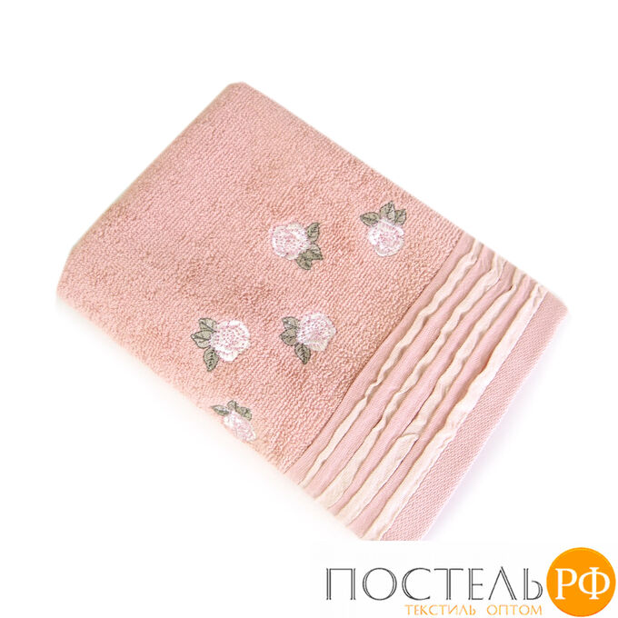 Tana Home Collection ФЛЕР 70*140 розовое полотенце махровое